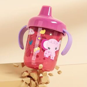 250ml Baby Sippy Cup with Animal-Themed Lid