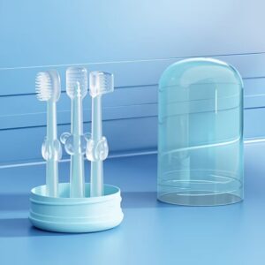 3pcs Silicone Toothbrush Set