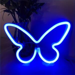 1pc, Small Butterfly Neon Sign