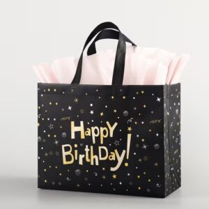 Black & Golden Happy Birthday Gift Bag