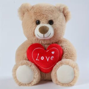 26cm Love Heart Bear Stuffed Animal