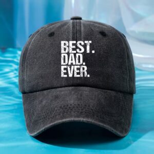 “Best Dad Ever” Vintage Washed Cap