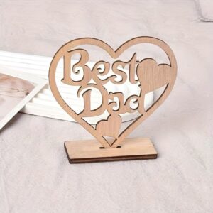 Heart-Shaped Wooden Ornament