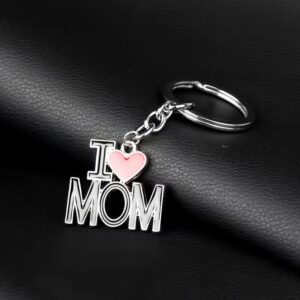 I Love My Mom's Stylish Keychain