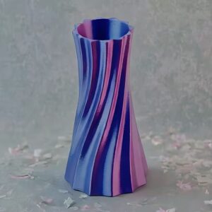 Modern Nordic-Style 3D Printed Mini Plastic Vase